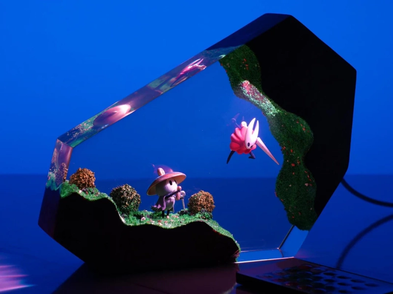 HK Silksong Hornet & Sherma Resin Lamp – Resin Wood Night Light, Gamer Gift for Him, Video Game Decor, Fan Made Merch Valentines Day Gift - Etsy Australia