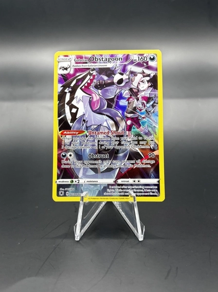 Pokemon TCG Astral Radiance - Galarian Obstagoon TG10/TG30 Full Art - NM