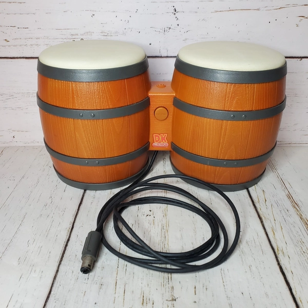 DK Bongos Nintendo Gamecube Wii Controller Donkey Kong DOL-021 Tested Drums Only