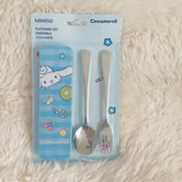 Sanrio Cinnamoroll Interesting adventure Flatware Set with case
