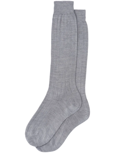 Miu Miu silk-blend ribbed socks | I