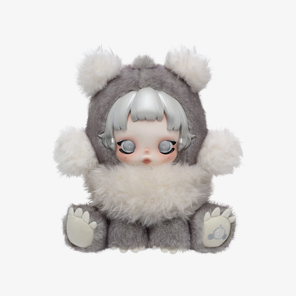 θ SKULLPANDA Punk Panda Plush Doll-POP MART(United States)