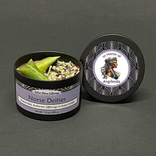 Angrboda Norse Goddess Ritual Offering Candle - Etsy