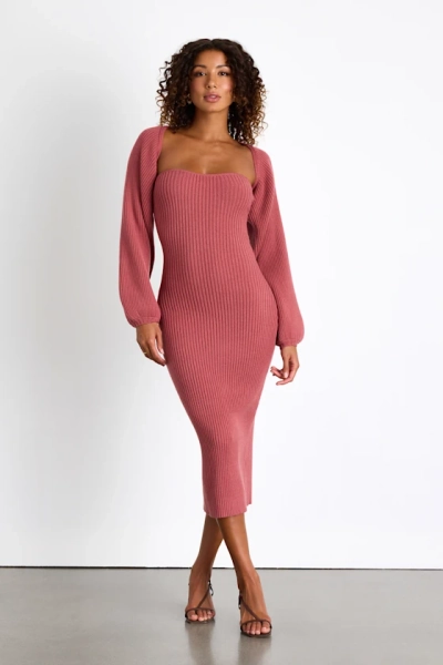 Aura Rose Two-Piece Sweater Dress