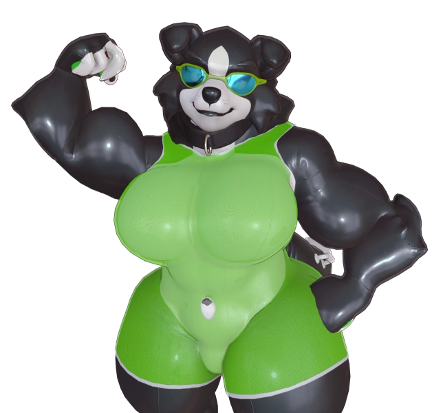 Pooltoy Doggy -- Inflatable VRChat Avatar by PrintedOnSmile on Jinxxy