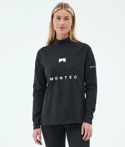 Montec Alpha W Base Layer Top Women Black
