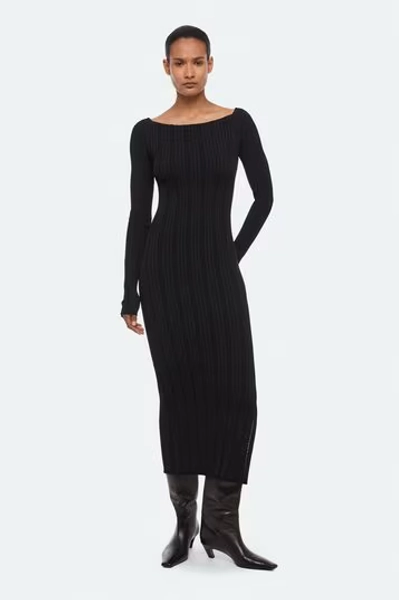 Open Rib Dress