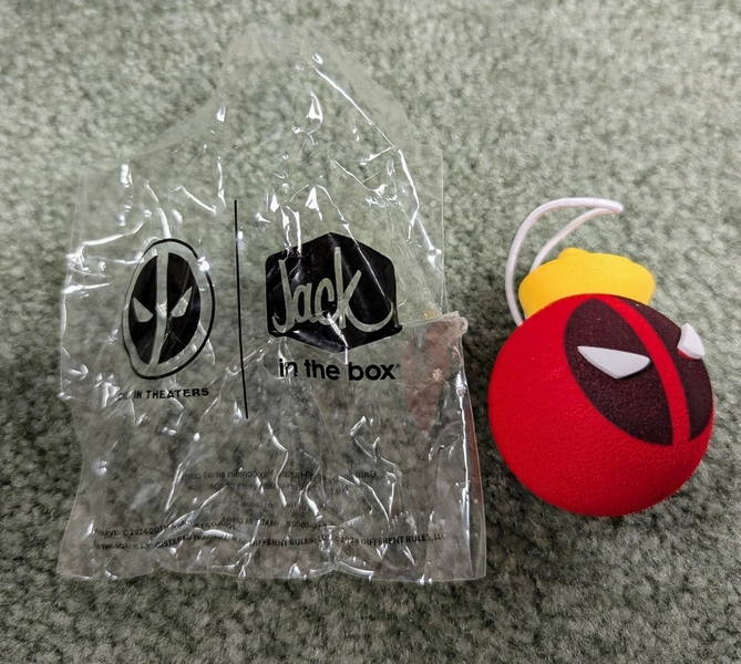 Jack in the Box Deadpool Antenna Ball DEAD POOL New packaging