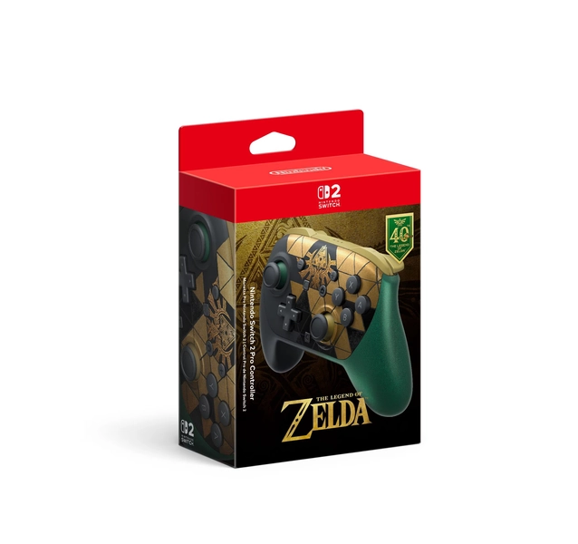 Nintendo Switchβ’ 2 Pro Controller - The Legend of Zeldaβ’ β 40th Anniversary Edition - Walmart.com