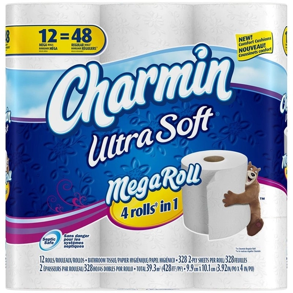 TEMU Toilet Paper, 12 Count, Packaging May