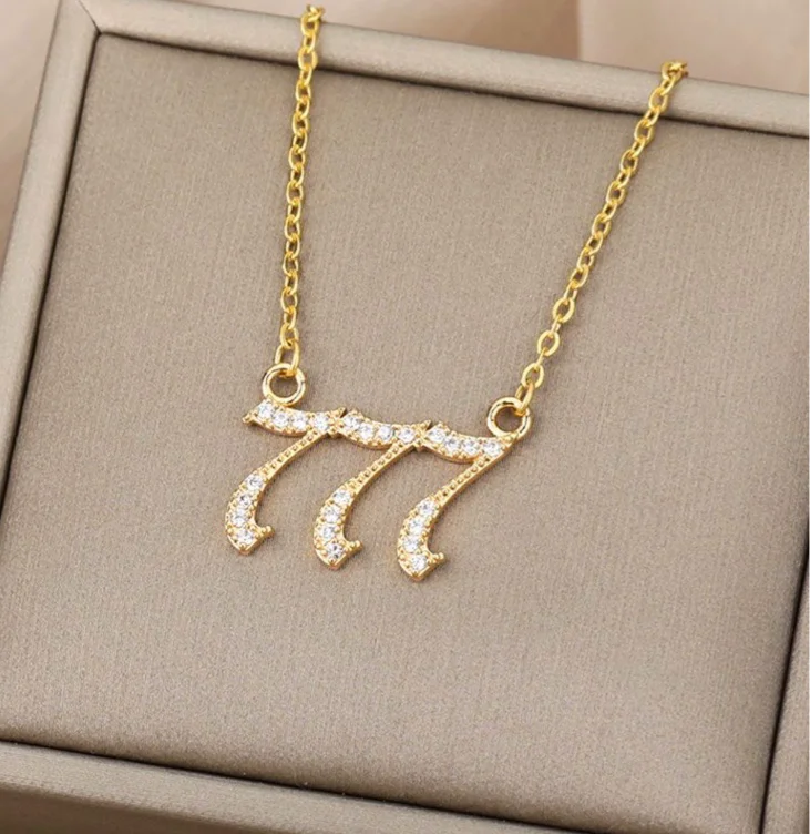777 necklace 🤍