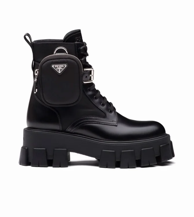 Leather boots prada