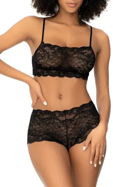 Lace Bralette & Boyshorts Set
