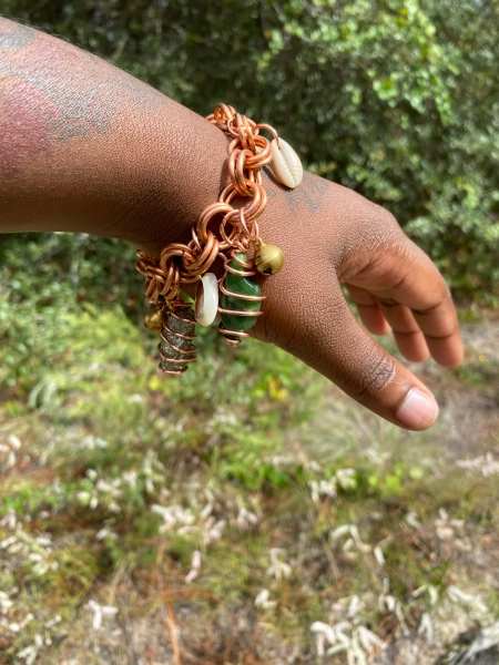 Copper Abundance Charm Bracelet
