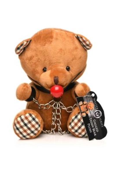 Gagged Teddy Bear Plush - Spencer's