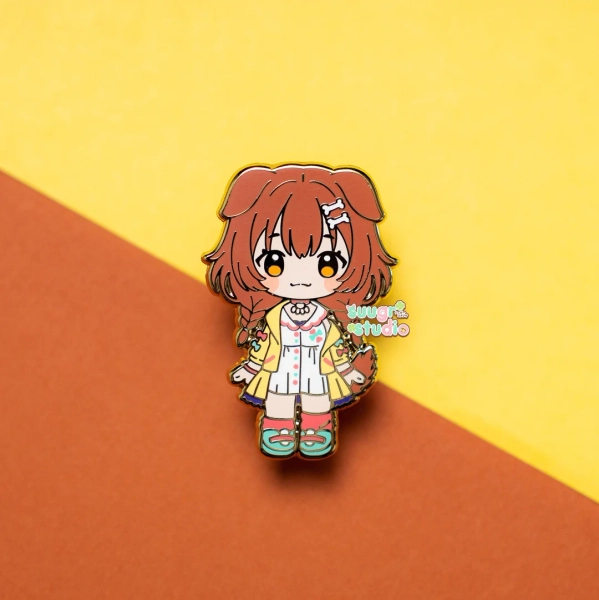 Hololive Vtuber Inugami Korone Enamel Pin, Fan Merch - Etsy