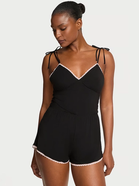 ♡ Modal Bow Short Romper