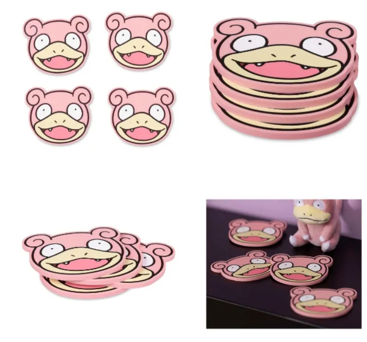 Slowpoke Pokémon Home Accents Coasters (4-Pack)