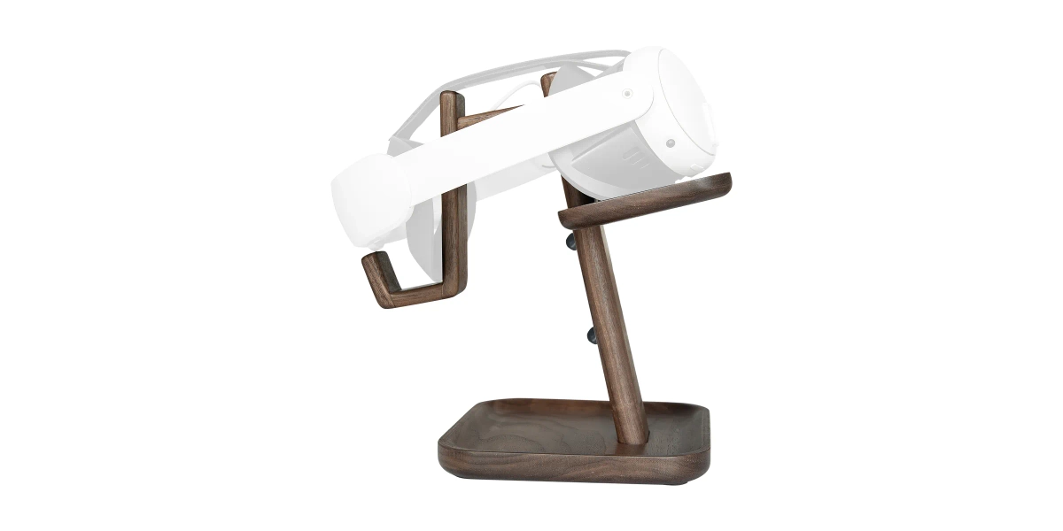 Syntech MR Walnut Wood Desktop Stand