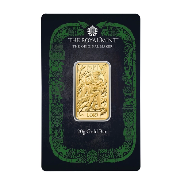 Loki 20g Gold Minted Bullion Bar