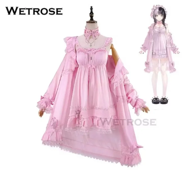 [Wetrose] In Stock Hololive EN Vtuber Shiori Novella Nightwear Cosplay Costume