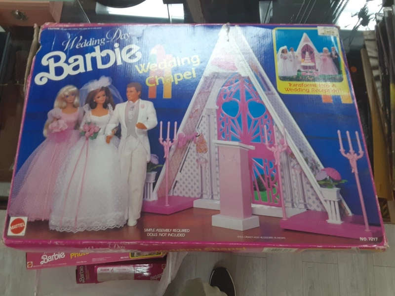 Vintage BARBIE 1991 Wedding Day Chapel Mattel 7217 Playset Sealed