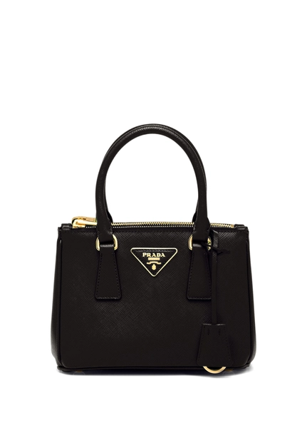 Galleria Siyah Saffiano Deri Mini Kadın El Çantası