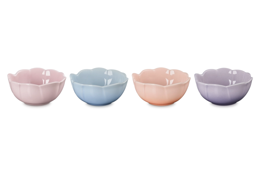 Set de 4 bols Pétales en céramique