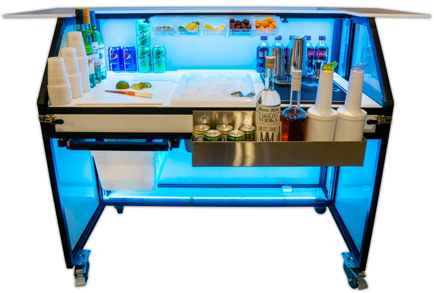 48" Folding Portable Bar | Great for Bars, Restaurants & Special Events
