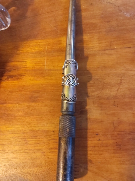 Vintage Antique 925 Sterling Silver Medieval Armor Three Knuckle Ring Filigree 