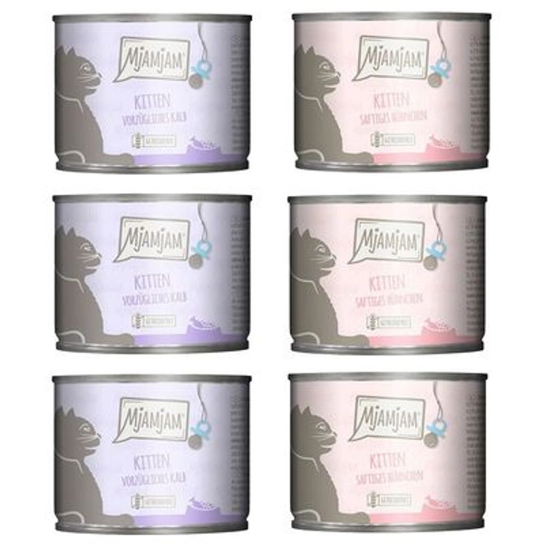 MjAMjAM cat food 6 x 200 g 