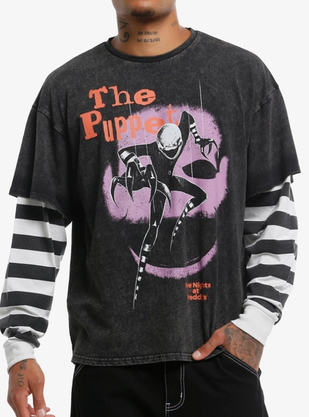 Five Nights At Freddy's The Puppet Twofer Long-Sleeve T-Shirt