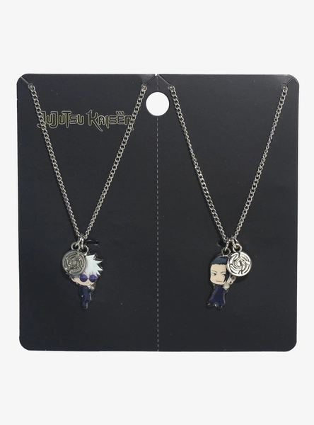  Chibi Gojo & Geto Best Friend Necklace Set