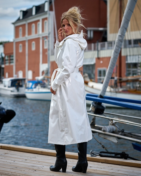 Retro Coat 2:0 - S, Atlas White glossy