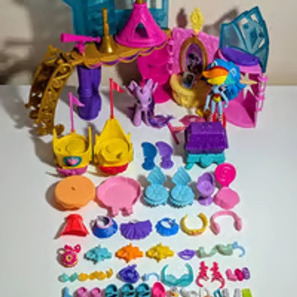 My Little Pony G4 Twilight Sparkle Crystal Princess Palace Castle Playset