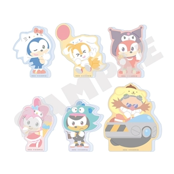SONIC & FRIENDS×Sanrio characters 【BOX】アクリルフィギュアコレクション（全6種）