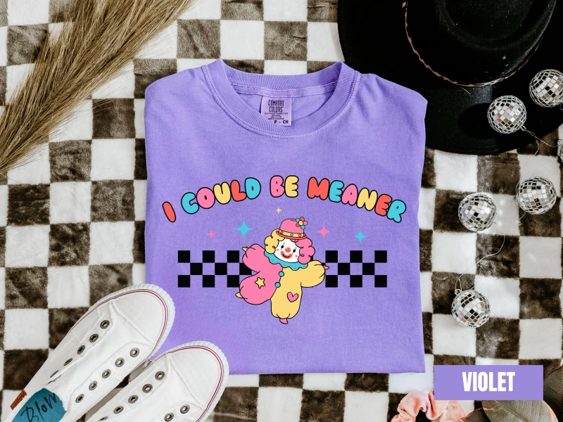 Clowncore Clothing, Funny Comfort Colors® Retro Clowncore Kidcore Pastel Circus Clown Shirt, Funny Meme Clowncore Clothes, Clown Gift
