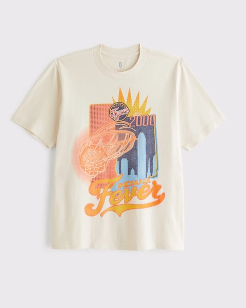 Indiana Fever Vintage-Inspired Graphic Tee