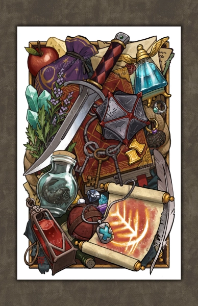 Baldur's Gate 3 Art Print ♡ ⋆｡˚