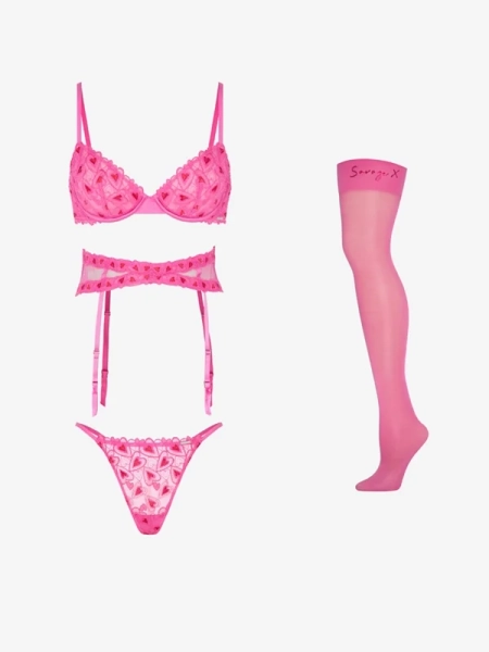 Hearts A Flutter 4-Piece Set - Savage