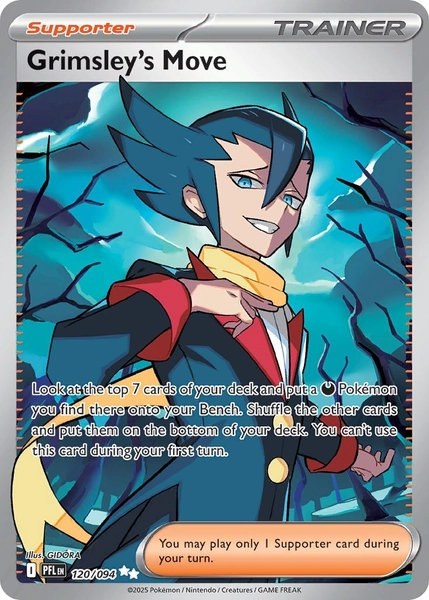 Grimsley's Move - 120/094 - Phantasmal Flames - NM - Pokemon - Read Desc.