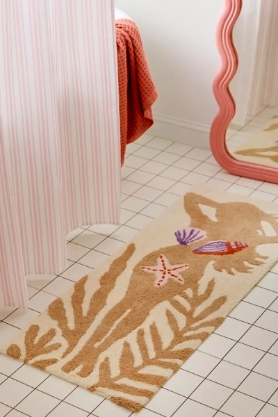 Shady Lady Plush Tufted Runner Bath Mat