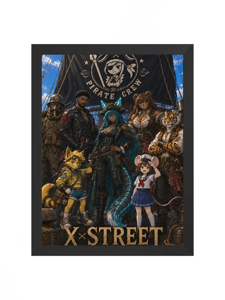 X Street Pirate Crew Poster