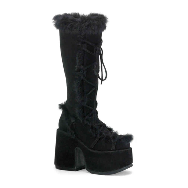 DemoniaCult - CAMEL311 Platform boots - black