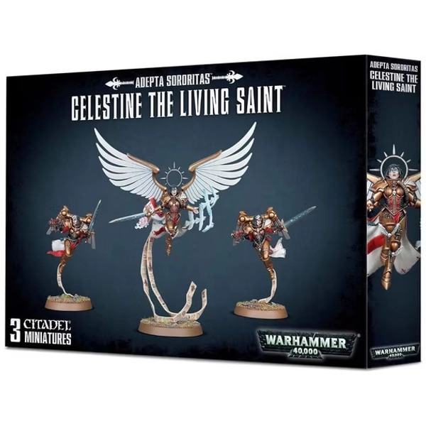 Warhammer 40,000 Adepta Sororitas Celestine theLiving Saint Miniatures