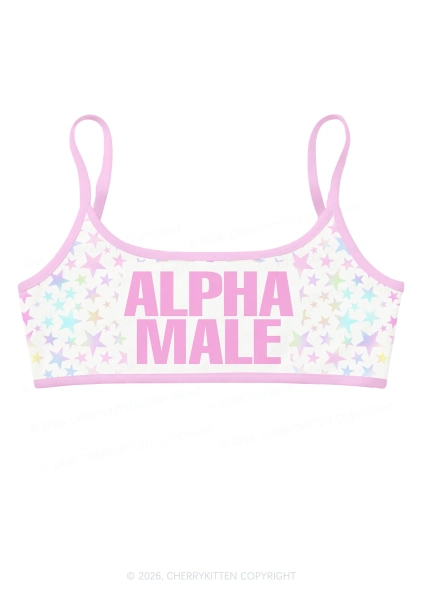 Alpha Male Super Crop Cami from Cherrykitten