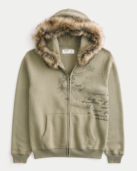 Hollister Feel Good Zip-Up Hoodie