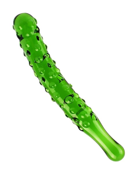 Lucent Pickle Glass Massager