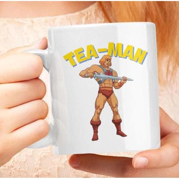 Tea Man Funny Retro 80's TV Show Funny Parody Mug Birthday Novelty Gift