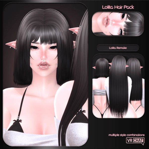 "Lolita's Bundle" β Hair for VRChat